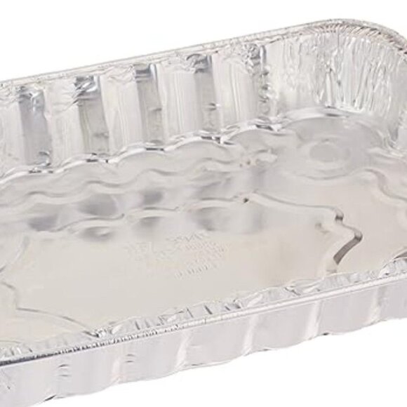 Hani-Foil With Snap On Lid Aluminum Foil Pans 2 Total 13.5 x 9.6 x 2.75 Inch NEW - Picture 3 of 5